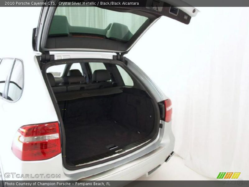 Crystal Silver Metallic / Black/Black Alcantara 2010 Porsche Cayenne GTS