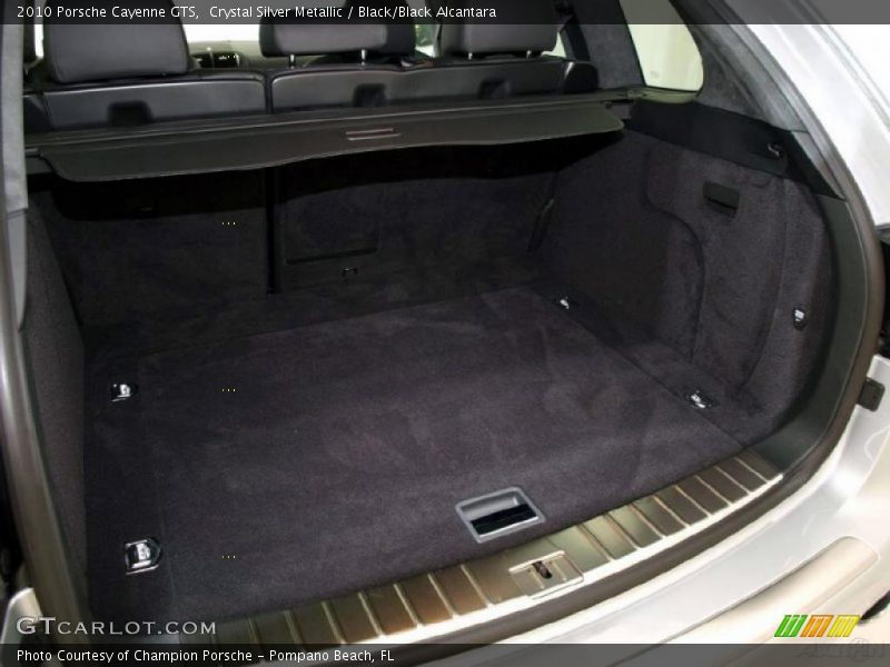 Crystal Silver Metallic / Black/Black Alcantara 2010 Porsche Cayenne GTS