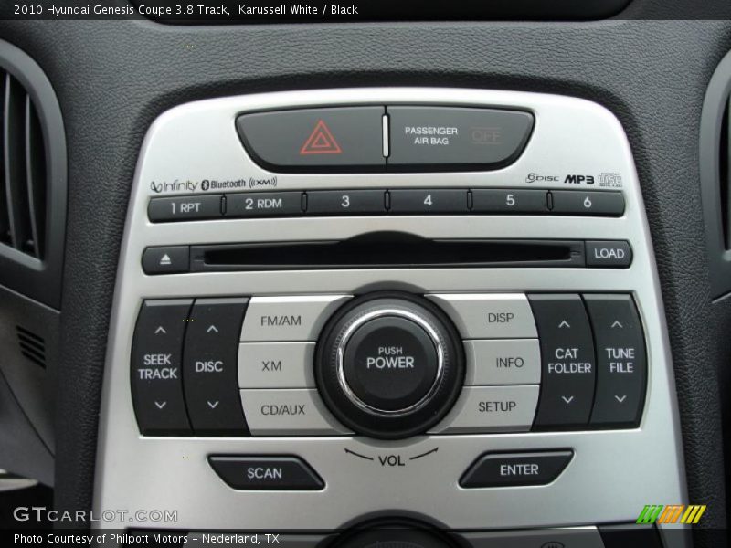 Karussell White / Black 2010 Hyundai Genesis Coupe 3.8 Track
