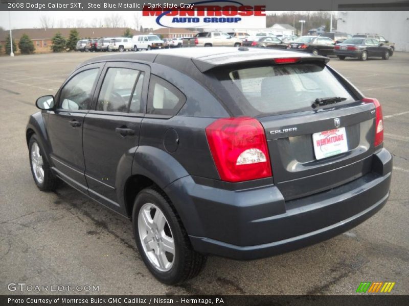 Steel Blue Metallic / Dark Slate Gray 2008 Dodge Caliber SXT