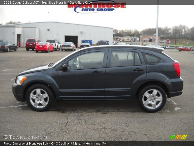 Steel Blue Metallic / Dark Slate Gray 2008 Dodge Caliber SXT