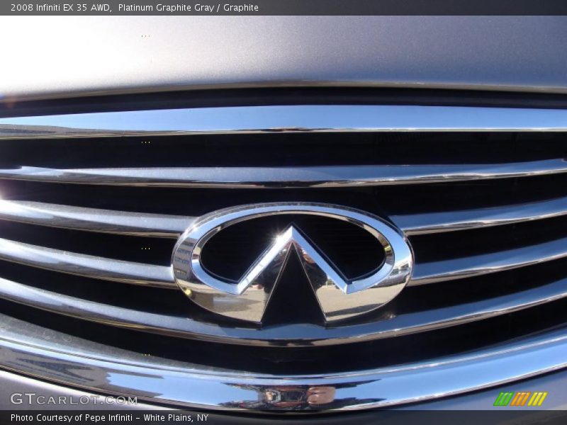 Platinum Graphite Gray / Graphite 2008 Infiniti EX 35 AWD