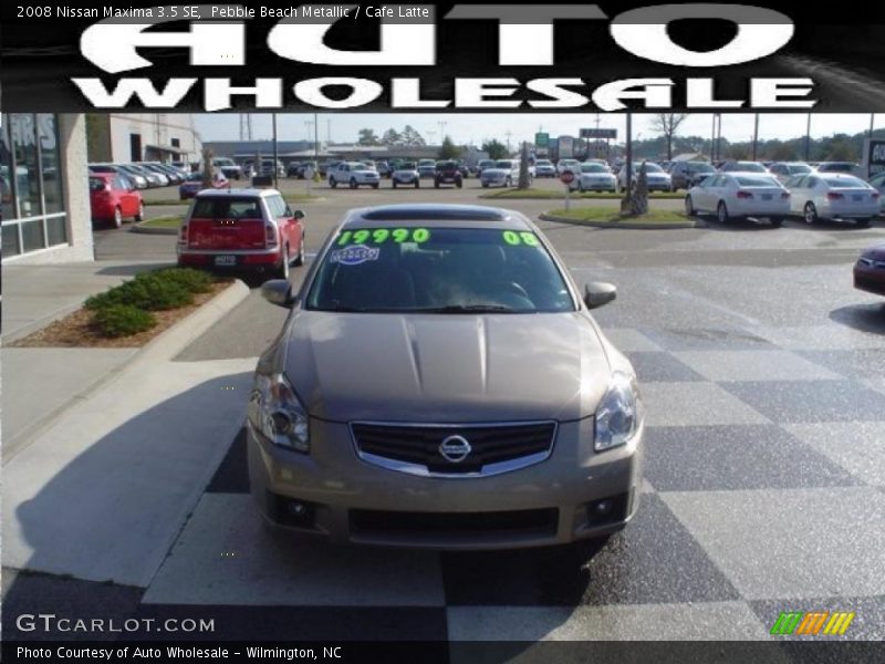Pebble Beach Metallic / Cafe Latte 2008 Nissan Maxima 3.5 SE