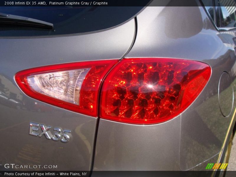 Platinum Graphite Gray / Graphite 2008 Infiniti EX 35 AWD