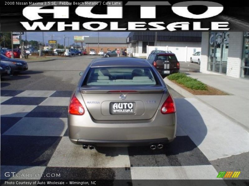 Pebble Beach Metallic / Cafe Latte 2008 Nissan Maxima 3.5 SE