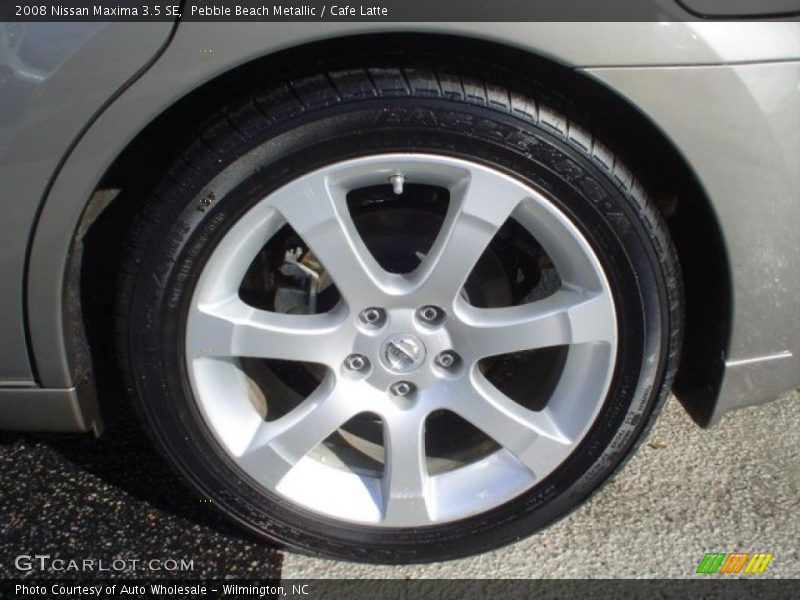 Pebble Beach Metallic / Cafe Latte 2008 Nissan Maxima 3.5 SE