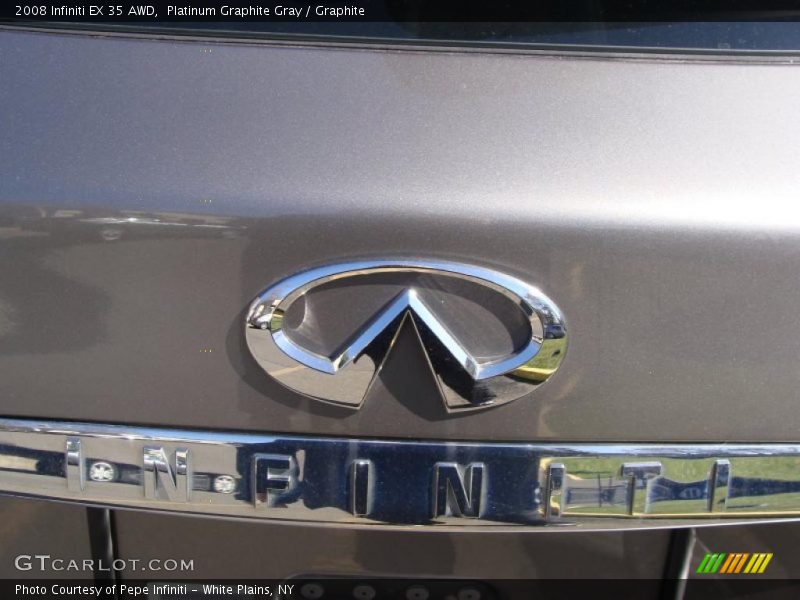 Platinum Graphite Gray / Graphite 2008 Infiniti EX 35 AWD