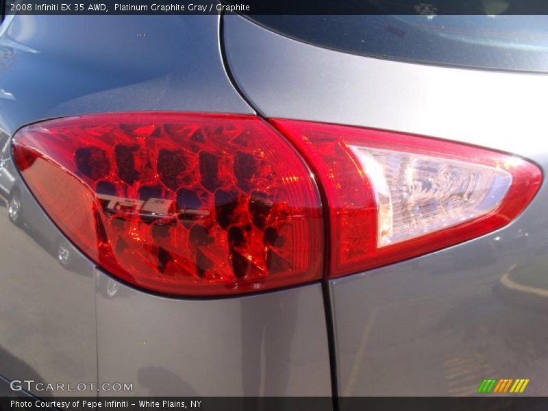 Platinum Graphite Gray / Graphite 2008 Infiniti EX 35 AWD