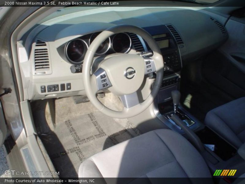 Pebble Beach Metallic / Cafe Latte 2008 Nissan Maxima 3.5 SE