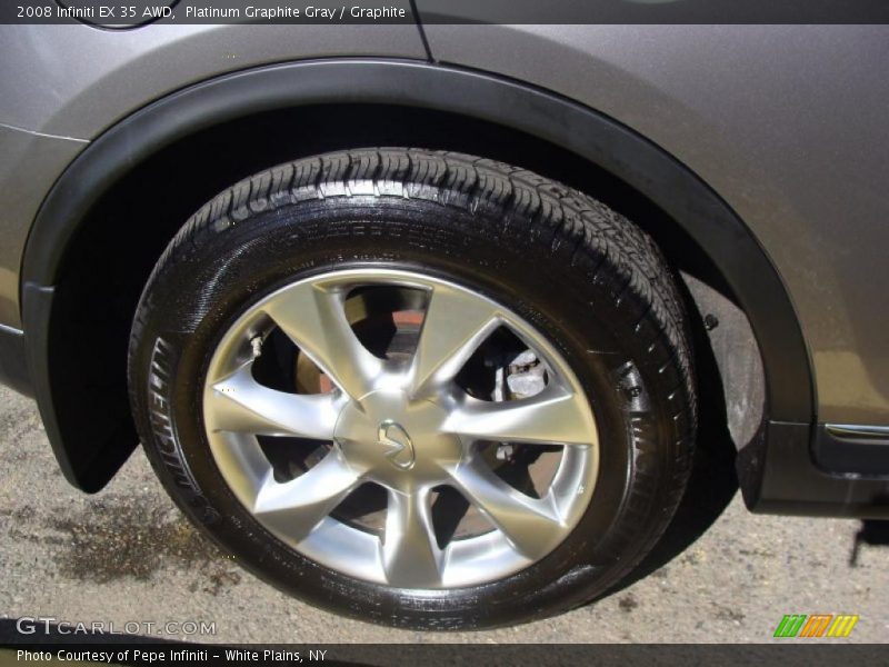 Platinum Graphite Gray / Graphite 2008 Infiniti EX 35 AWD