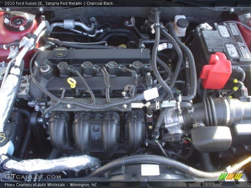 Sangria Red Metallic / Charcoal Black 2010 Ford Fusion SE
