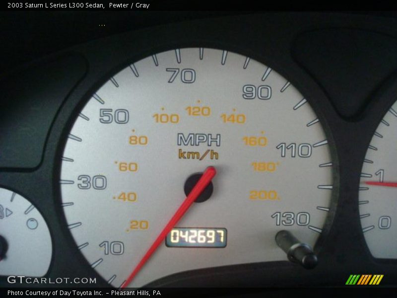 Pewter / Gray 2003 Saturn L Series L300 Sedan