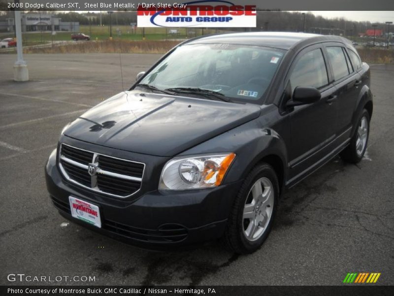 Steel Blue Metallic / Dark Slate Gray 2008 Dodge Caliber SXT