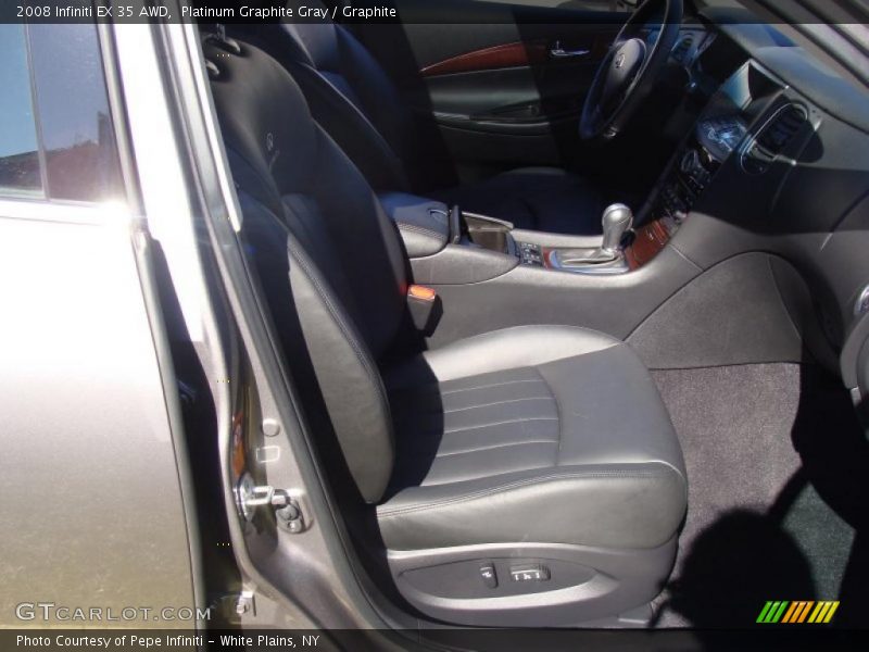 Platinum Graphite Gray / Graphite 2008 Infiniti EX 35 AWD