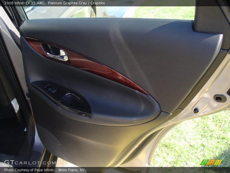 Platinum Graphite Gray / Graphite 2008 Infiniti EX 35 AWD