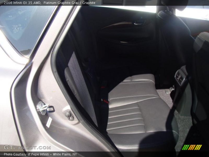 Platinum Graphite Gray / Graphite 2008 Infiniti EX 35 AWD