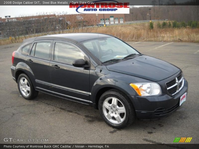 Steel Blue Metallic / Dark Slate Gray 2008 Dodge Caliber SXT