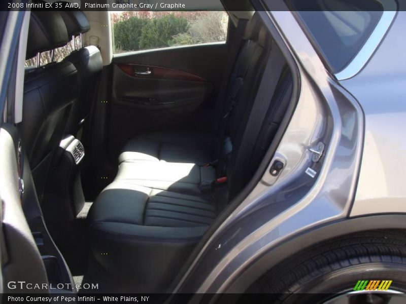 Platinum Graphite Gray / Graphite 2008 Infiniti EX 35 AWD