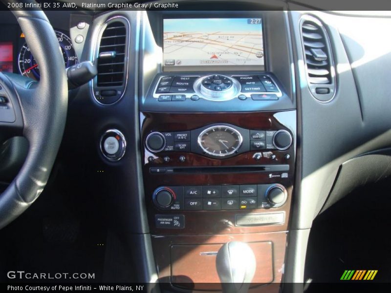 Platinum Graphite Gray / Graphite 2008 Infiniti EX 35 AWD