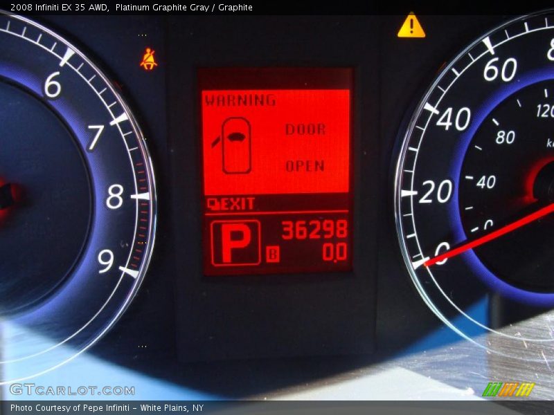 Platinum Graphite Gray / Graphite 2008 Infiniti EX 35 AWD