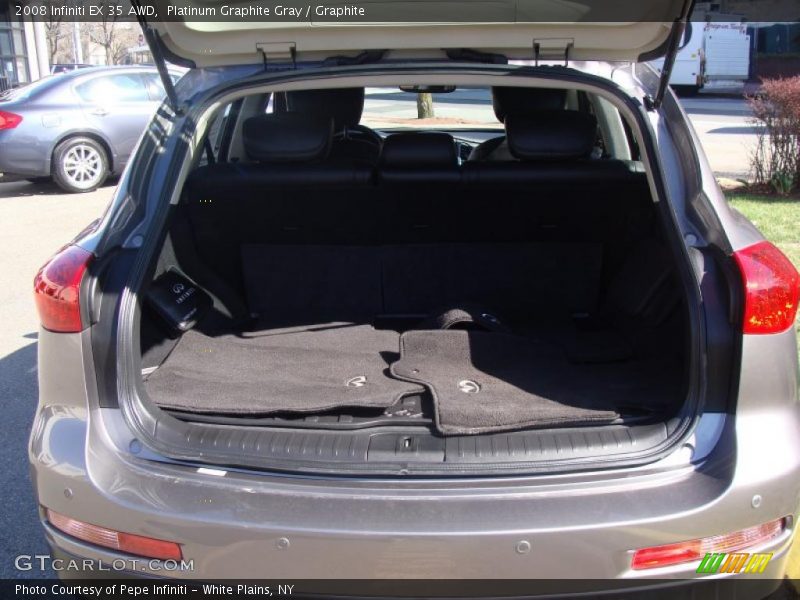 Platinum Graphite Gray / Graphite 2008 Infiniti EX 35 AWD