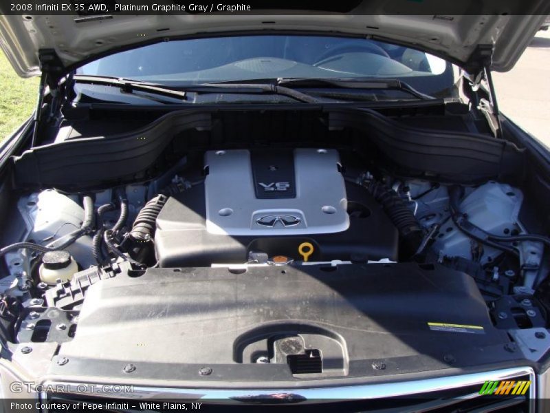 Platinum Graphite Gray / Graphite 2008 Infiniti EX 35 AWD