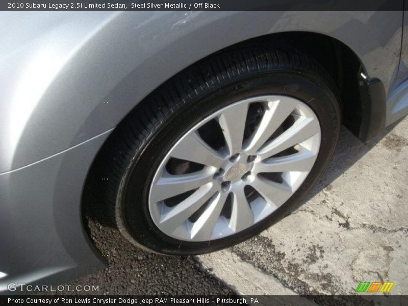 Steel Silver Metallic / Off Black 2010 Subaru Legacy 2.5i Limited Sedan