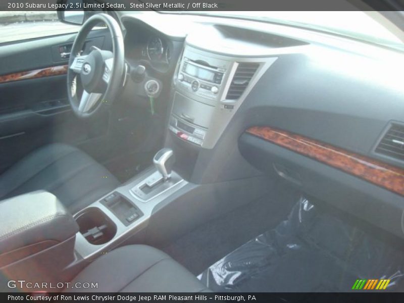 Steel Silver Metallic / Off Black 2010 Subaru Legacy 2.5i Limited Sedan