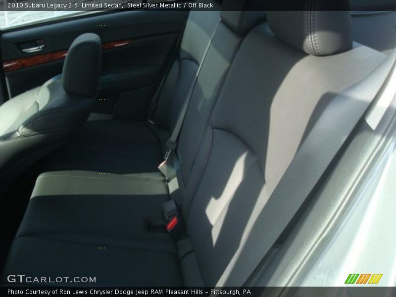 Steel Silver Metallic / Off Black 2010 Subaru Legacy 2.5i Limited Sedan