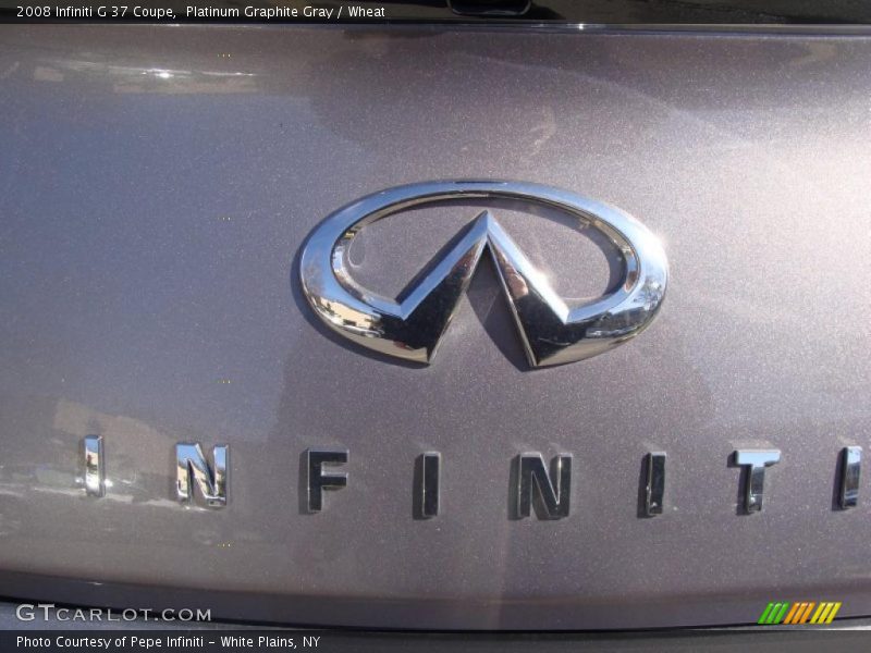 Platinum Graphite Gray / Wheat 2008 Infiniti G 37 Coupe
