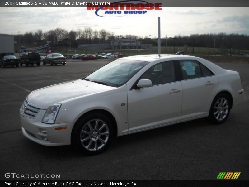 White Diamond / Cashmere 2007 Cadillac STS 4 V8 AWD