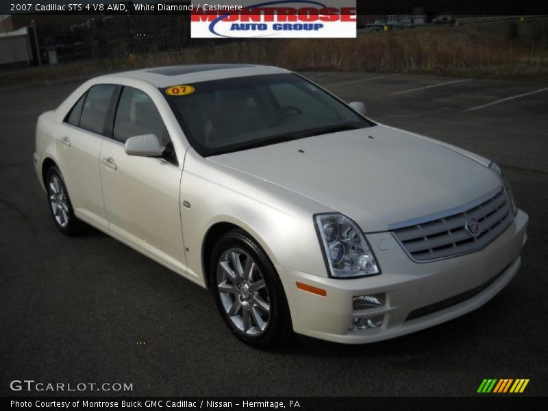 White Diamond / Cashmere 2007 Cadillac STS 4 V8 AWD
