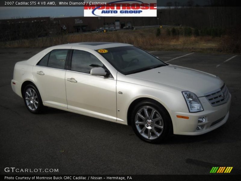 White Diamond / Cashmere 2007 Cadillac STS 4 V8 AWD