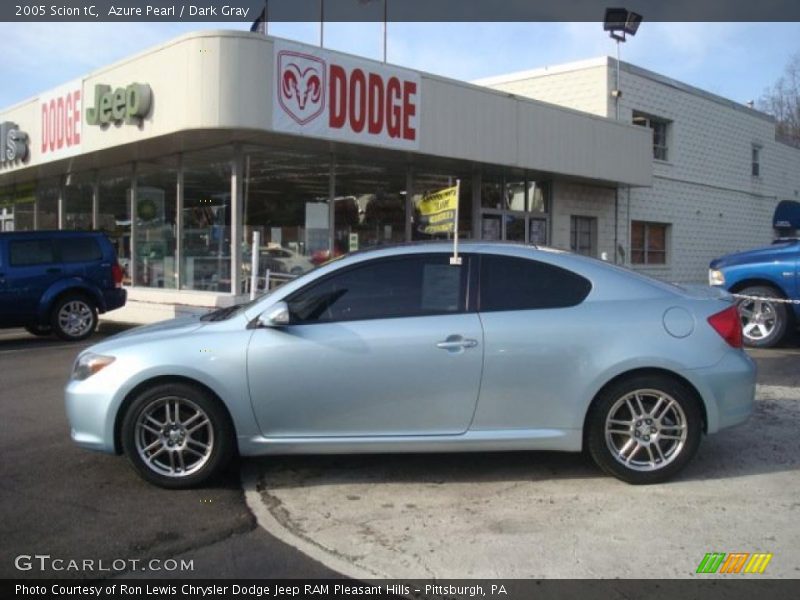 Azure Pearl / Dark Gray 2005 Scion tC