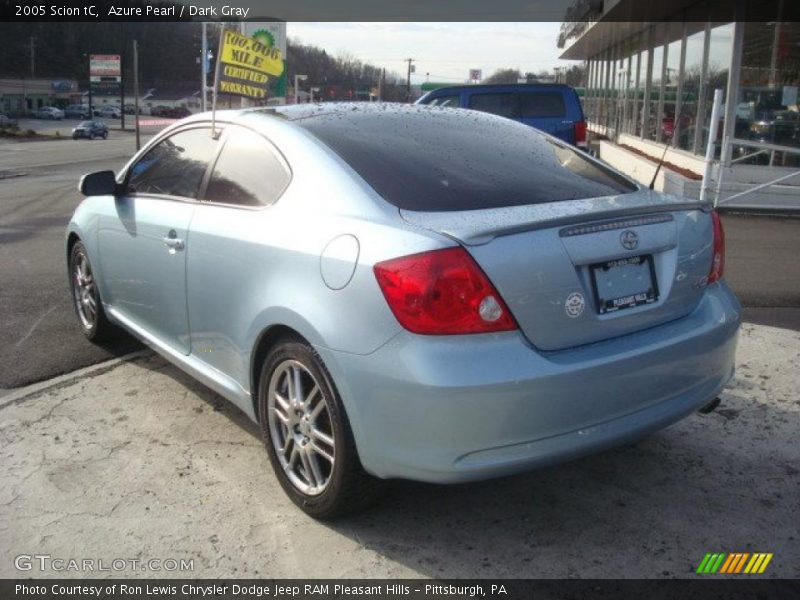 Azure Pearl / Dark Gray 2005 Scion tC