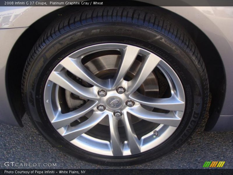 Platinum Graphite Gray / Wheat 2008 Infiniti G 37 Coupe