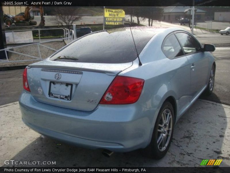 Azure Pearl / Dark Gray 2005 Scion tC