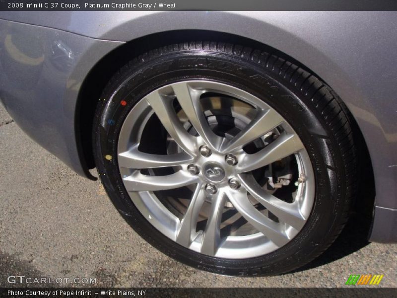 Platinum Graphite Gray / Wheat 2008 Infiniti G 37 Coupe