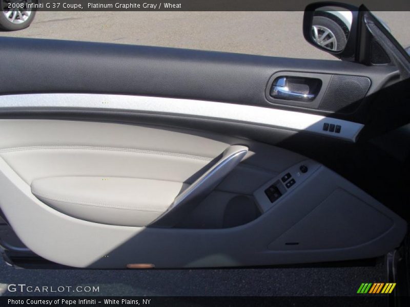 Platinum Graphite Gray / Wheat 2008 Infiniti G 37 Coupe
