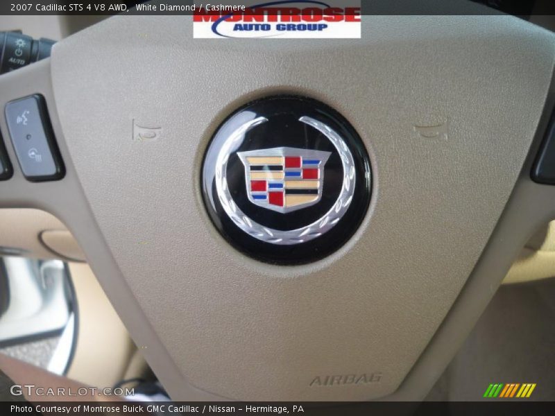 White Diamond / Cashmere 2007 Cadillac STS 4 V8 AWD