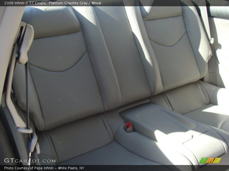 Platinum Graphite Gray / Wheat 2008 Infiniti G 37 Coupe