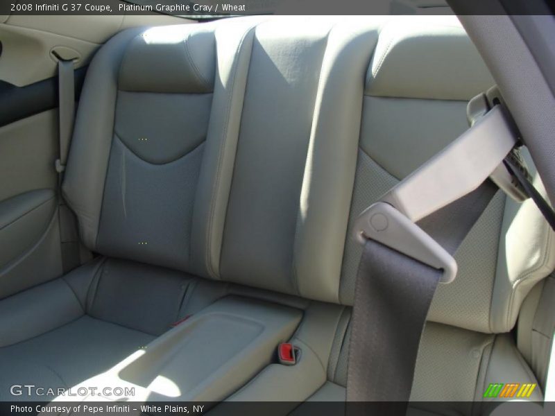 Platinum Graphite Gray / Wheat 2008 Infiniti G 37 Coupe