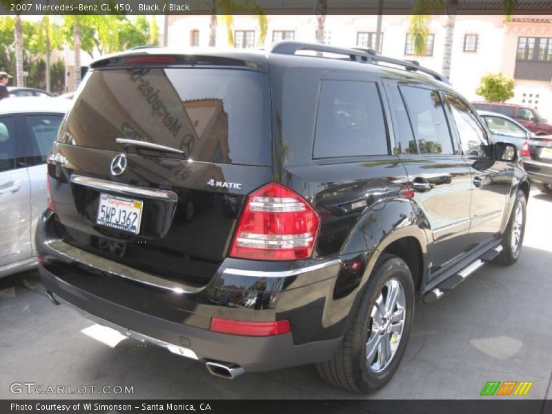 Black / Black 2007 Mercedes-Benz GL 450