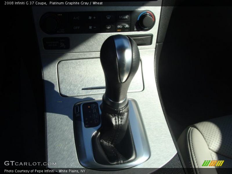 Platinum Graphite Gray / Wheat 2008 Infiniti G 37 Coupe