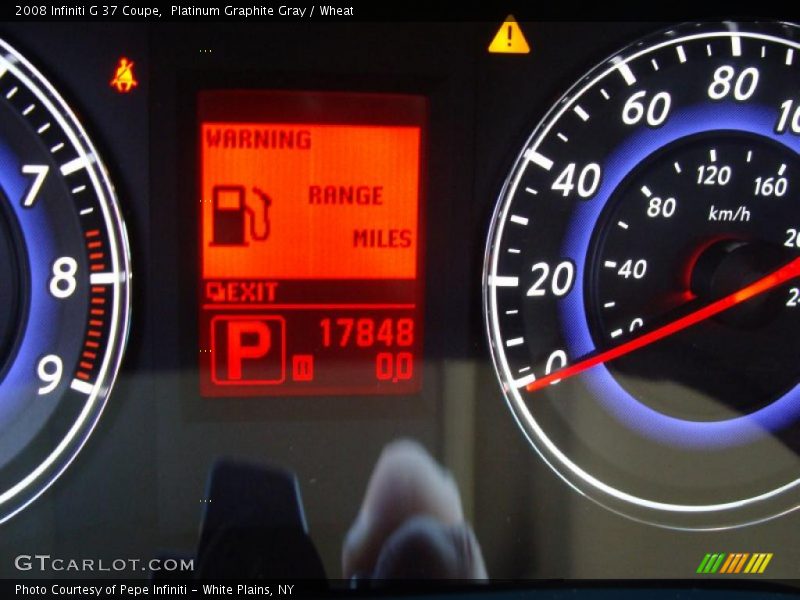 Platinum Graphite Gray / Wheat 2008 Infiniti G 37 Coupe