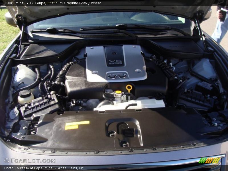 Platinum Graphite Gray / Wheat 2008 Infiniti G 37 Coupe