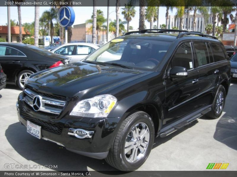 Black / Black 2007 Mercedes-Benz GL 450