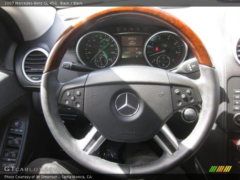 Black / Black 2007 Mercedes-Benz GL 450