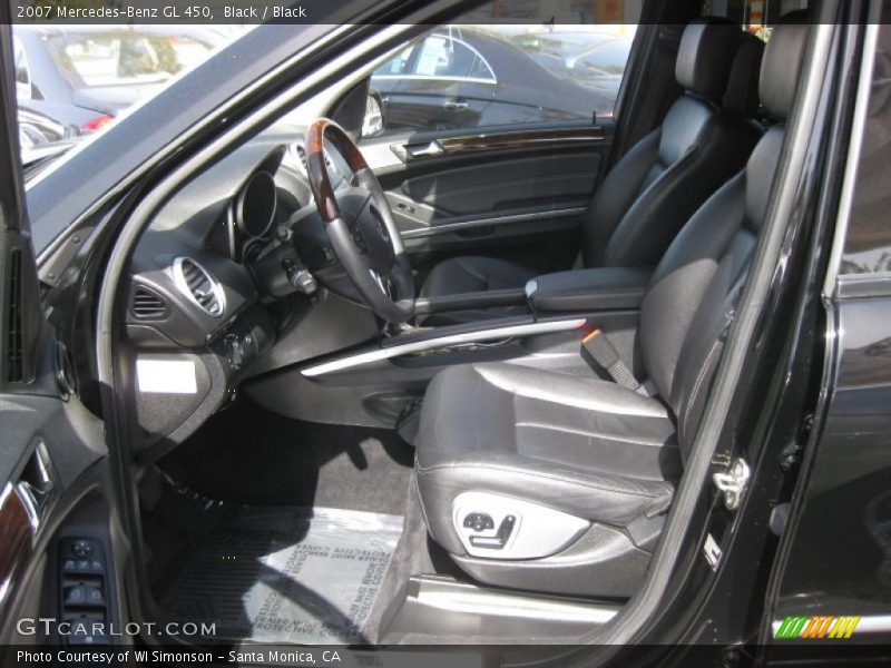 Black / Black 2007 Mercedes-Benz GL 450