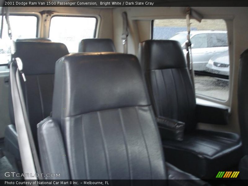 Bright White / Dark Slate Gray 2001 Dodge Ram Van 1500 Passenger Conversion